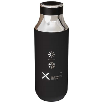 SCX,DESIGN D12 500 ML THERMAL INSULATED STAINLESS STEEL METAL WATER BOTTLE with Straw