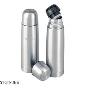 STAINLESS STEEL METAL 1 LITRE FLASK