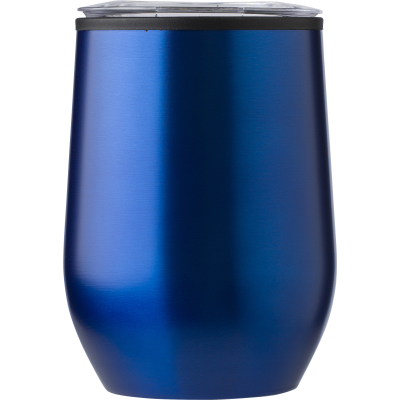 STAINLESS STEEL METAL DOUBLE WALL MUG (300ML) in Navy