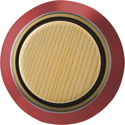 STAINLESS STEEL METAL DOUBLE WALLED BOTTLE (500ML) in Burgundy