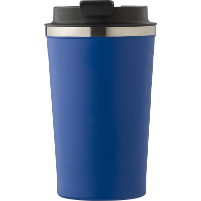 STAINLESS STEEL METAL DOUBLE WALLED MUG (380ML) in Blue