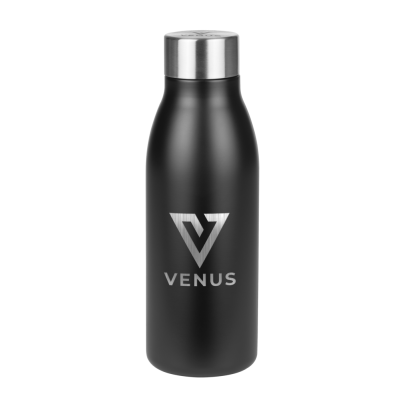 STELLA DOUBLE WALLED VACUUM BOTTLE - 600ML BLACK & SILVER