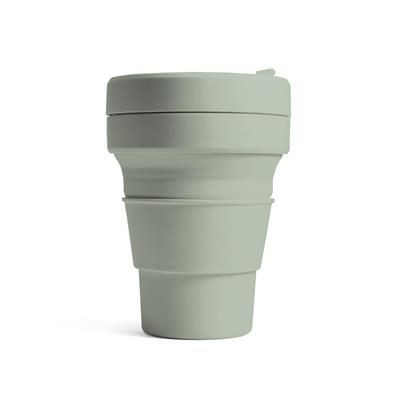 STOJO COLLAPSIBLE POCKET CUP in Sage
