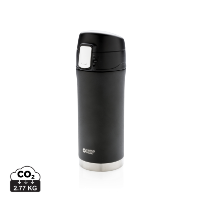 SWISS PEAK ELITE COPPER VACUUM MUG in Black