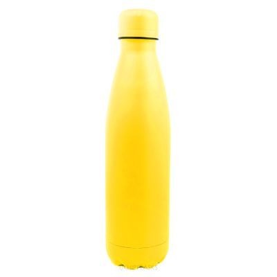 THERMAL INSULATED DRINK BOTTLE - 500ML in Yellow