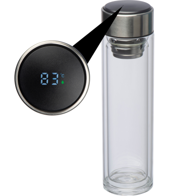 THERMAL INSULATED FLASK KARLSTAD in Clear Transparent 