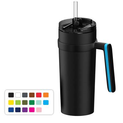 THERMO MUG with Ceramic Pottery Inner Coating Orinoco 600ml