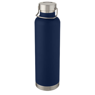 THOR 1 L COPPER VACUUM THERMAL INSULATED WATER BOTTLE in Dark Blue