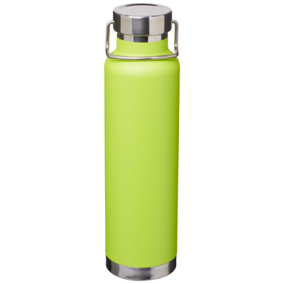 THOR 650 ML COPPER VACUUM THERMAL INSULATED SPORTS BOTTLE in Lime