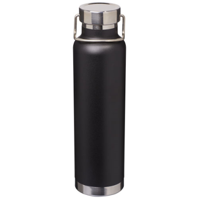 THOR 650 ML COPPER VACUUM THERMAL INSULATED SPORTS BOTTLE in Solid Black