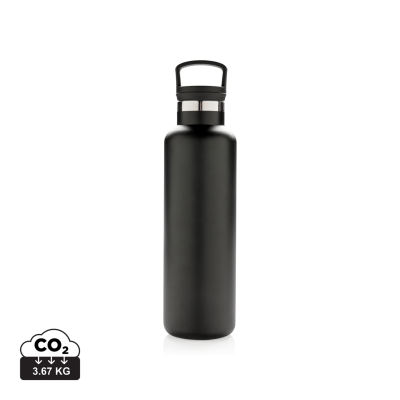 VACUUM THERMAL INSULATED LEAK PROOF STANDARD MOUTH BOTTLE in Black
