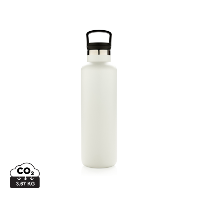 VACUUM THERMAL INSULATED LEAK PROOF STANDARD MOUTH BOTTLE in White