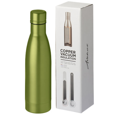 VASA 500 ML COPPER VACUUM THERMAL INSULATED BOTTLE in Lime