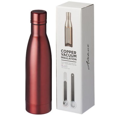 VASA 500 ML COPPER VACUUM THERMAL INSULATED BOTTLE in Red