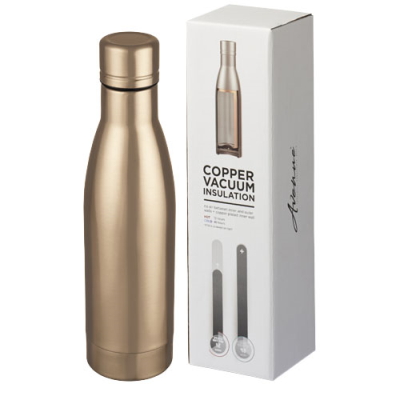 VASA 500 ML COPPER VACUUM THERMAL INSULATED BOTTLE in Rose Gold