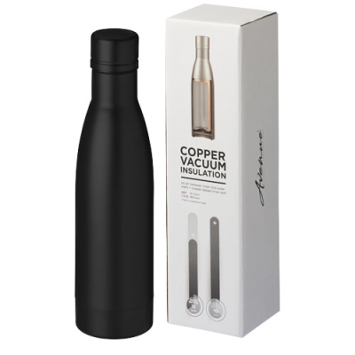 VASA 500 ML COPPER VACUUM THERMAL INSULATED BOTTLE in Solid Black