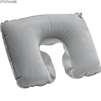 INFLATABLE TRAVEL PILLOW in Grey