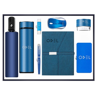 8-IN-1 BUSINESS TRAVEL GIFT SET - PROMOTIONAL CORPORATE GIFT