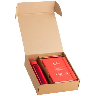 ONBOARDING GIFT SET 2 - A5 MOOD NOTE BOOK, ALUMINIUM METAL BOTTLE, ERGO PEN