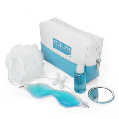 WELLBEING  &  SPA SET in a Blue & White Bag
