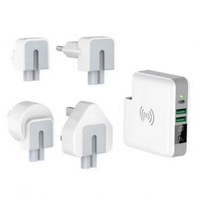 3-IN-1 ULTIMATE TRAVEL CHARGER in White