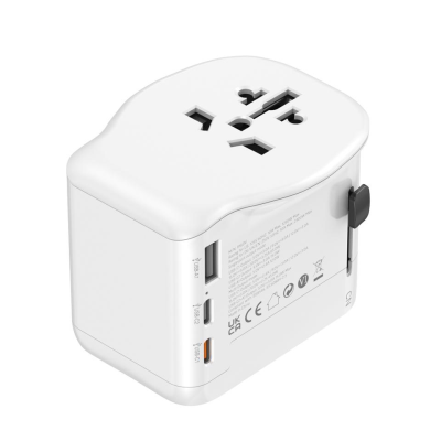 FLEXIPORT BS8546-CERTIFIED TRAVEL ADAPTER in Black or White