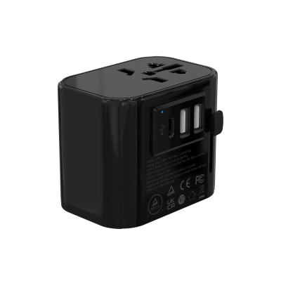 NUPIN TRAVEL ADAPTER in Black & White