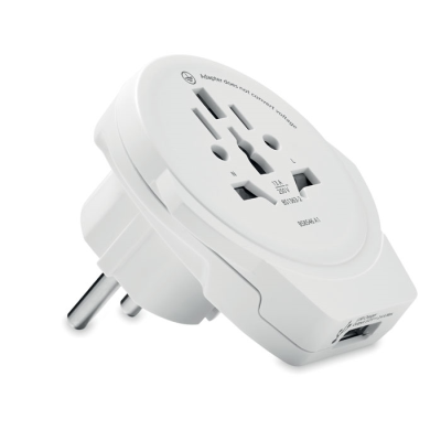 SKROSS WORLD TO EUROPE USB 12W in White