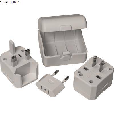 TRAVEL ADAPTER in White