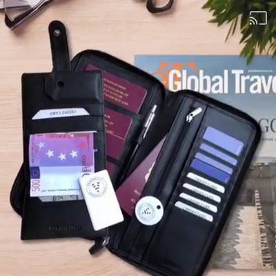 BLOCKTEK RICHMOND EXEC RFID TRAVEL SMARTWALLET with Pull Out Day Wallet- Leather Eco Options