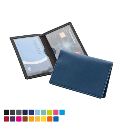 CREDIT OR TRAVEL CARD CASE in Torino Matt Velvet Touch Vegan PU in a Choice of 20 Colours