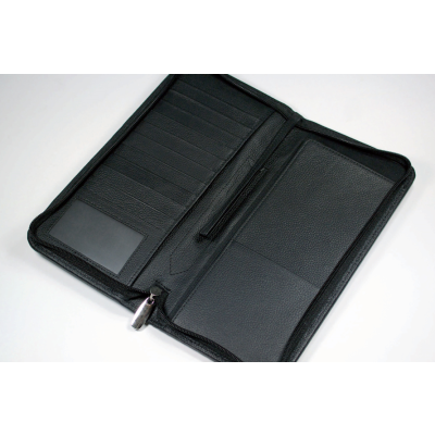 MELBOURNE TRAVEL WALLET IN BLACK RFID