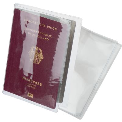 PVC DOCUMENT COVER in Clear Transparent 