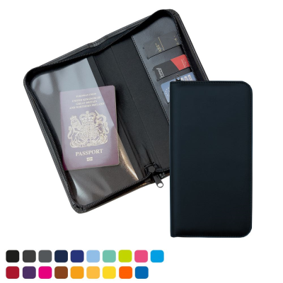 ZIP TRAVEL WALLET in Soft Touch Vegan Torino PU