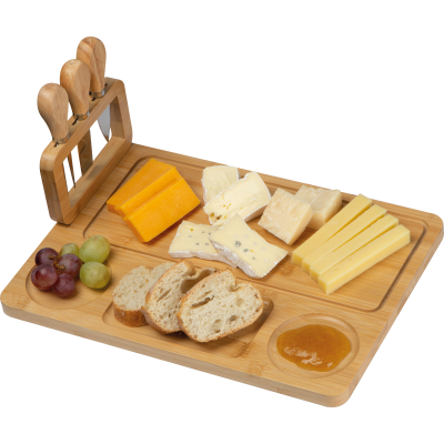 BAMBOO CHEESE SET in Beige