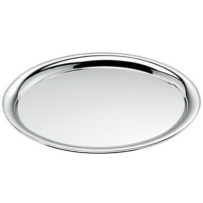 OVAL TRAY in Shiny Silver