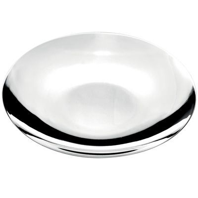 ROUND METAL TRAY in Silver