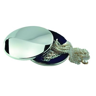 WAVE METAL TRINKET BOX in Silver