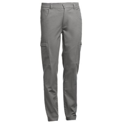 THC TALLINN COTTON AND ELASTANE TROUSERS - S in Grey