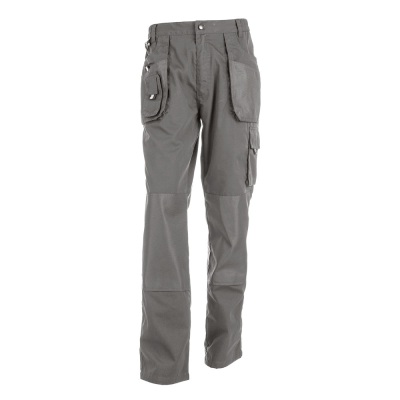 THC WARSAW MENS TROUSERS in Cotton & Polyester in Grey