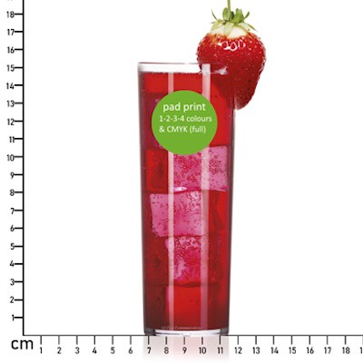 250ML (8OZ) REUSABLE PLASTIC TUBO HIGHBALL