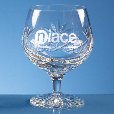 280ML BLENHEIM LEAD CRYSTAL PANEL BRANDY GLASS