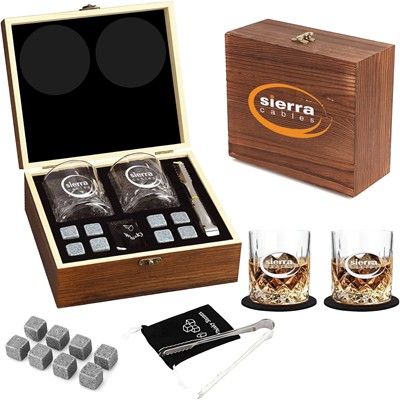 ENGRAVED-WHISKEY GLASSES GIFT KIT