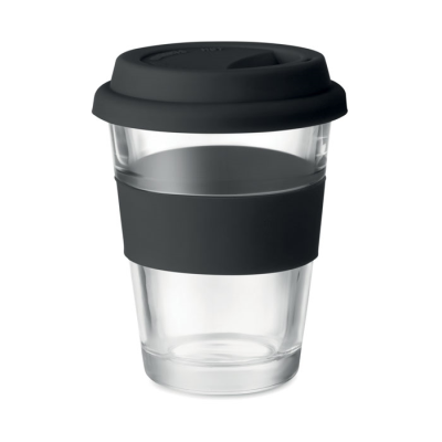 GLASS TUMBLER 350 ML in Black