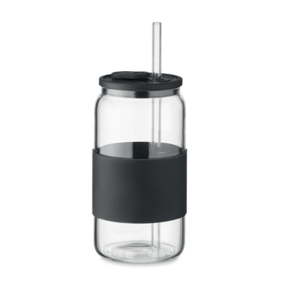 HIGH BOROSILICATE TUMBLER 550ML in Black