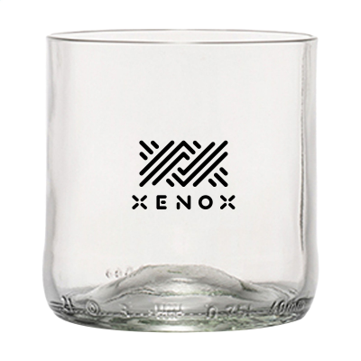 REBOTTLED® SHORT TUMBLER 250 ML DRINK GLASSES in Clear Transparent