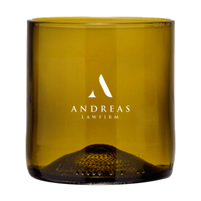 REBOTTLED® SHORT TUMBLER 250 ML DRINK GLASSES in Olive