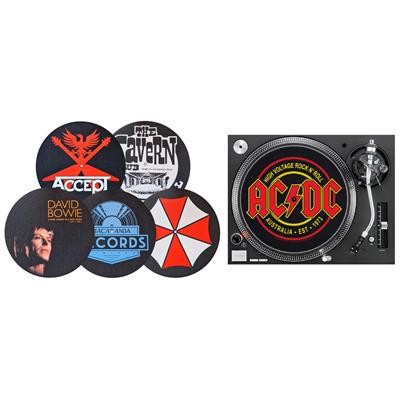 DJ TURNTABLE SLIPMAT in Black