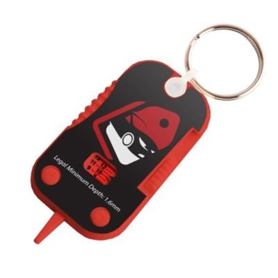 PREMIUM TYRE TREAD GAUGE KEYRING