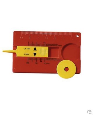 Tyre tread measuring device 